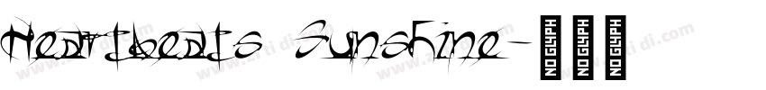 Heartbeats Sunshine字体转换